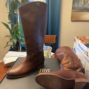 New Frye Melissa Button 2 Boots. Extended Calf